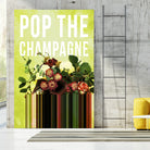 Pop the Champagne by Grace Patterson on GIANT ART - green photo manipulation