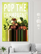 Pop the Champagne by Grace Patterson on GIANT ART - green photo manipulation