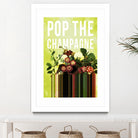 Pop the Champagne by Grace Patterson on GIANT ART - green photo manipulation