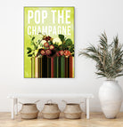 Pop the Champagne by Grace Patterson on GIANT ART - green photo manipulation