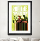 Pop the Champagne by Grace Patterson on GIANT ART - green photo manipulation