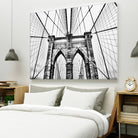 Brooklyn Bridge v by Haris Kavalla on GIANT ART - black photo manipulation