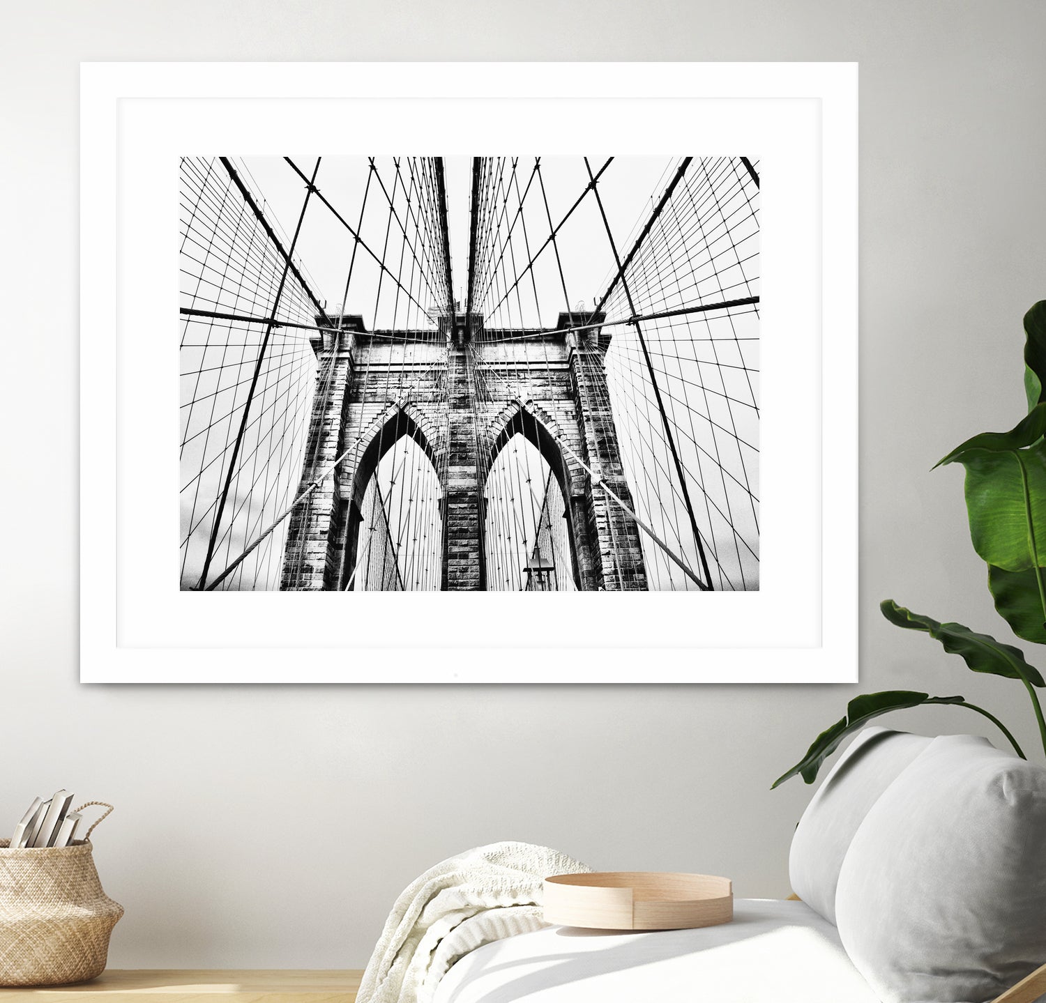 Brooklyn Bridge v by Haris Kavalla on GIANT ART - black photo manipulation