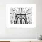 Brooklyn Bridge v by Haris Kavalla on GIANT ART - black photo manipulation