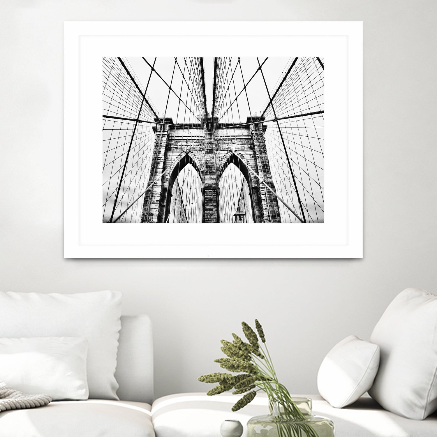 Brooklyn Bridge v by Haris Kavalla on GIANT ART - black photo manipulation