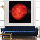 Super bloody Moon by Tenyo Marchev on GIANT ART - red 3d art