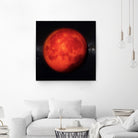 Super bloody Moon by Tenyo Marchev on GIANT ART - red 3d art