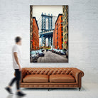 Dumbo New York by Haris Kavalla on GIANT ART - orange photo manipulation