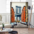 Dumbo New York by Haris Kavalla on GIANT ART - orange photo manipulation