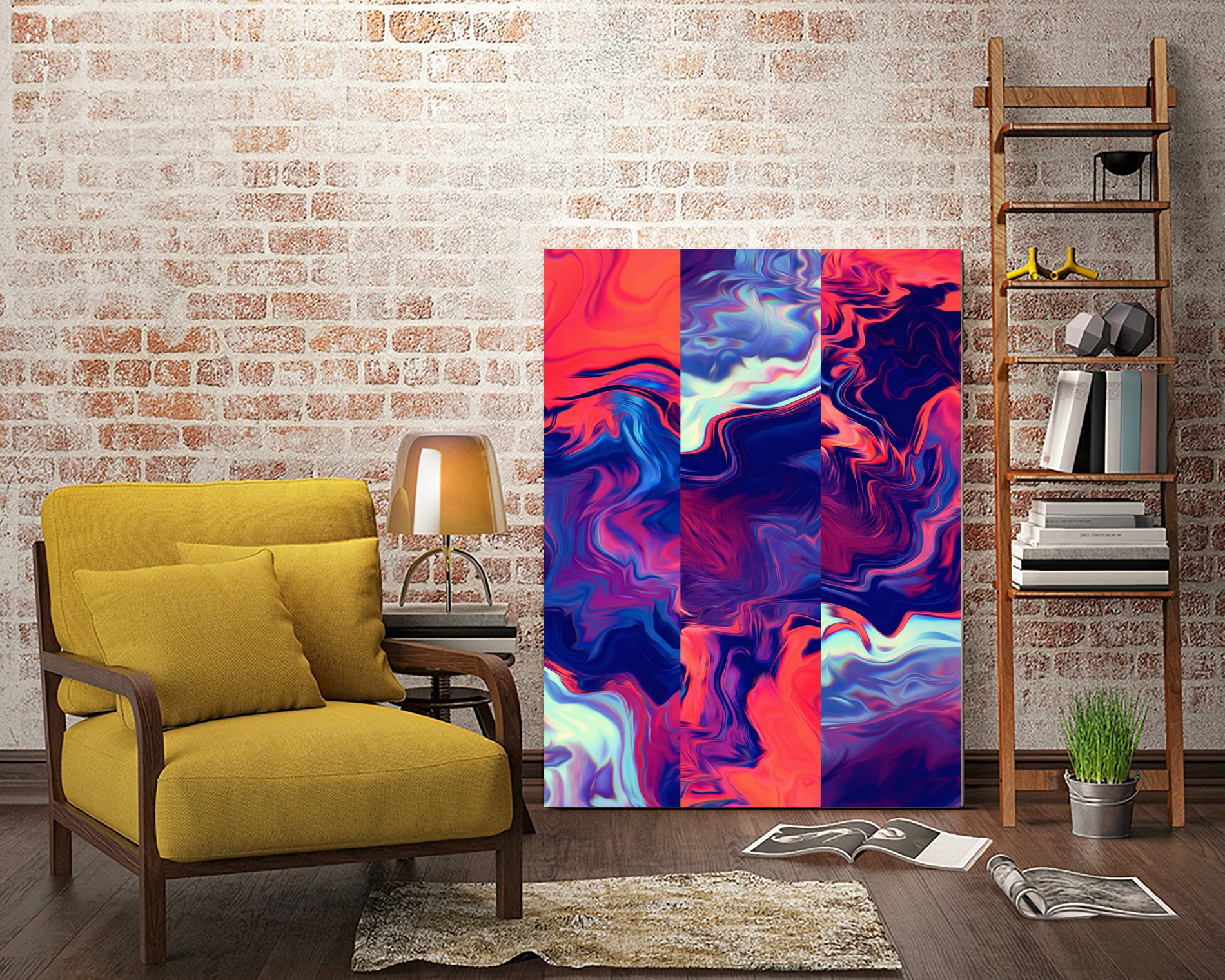 Gresi by Dorian Legret on GIANT ART - blue digital painting