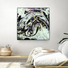 black gold marble by Haris Kavalla on GIANT ART - black digital painting