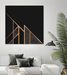 Marble Geometry 035 by Jelena Obradovic on GIANT ART - black vector illustration