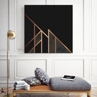 Marble Geometry 035 by Jelena Obradovic on GIANT ART - black vector illustration