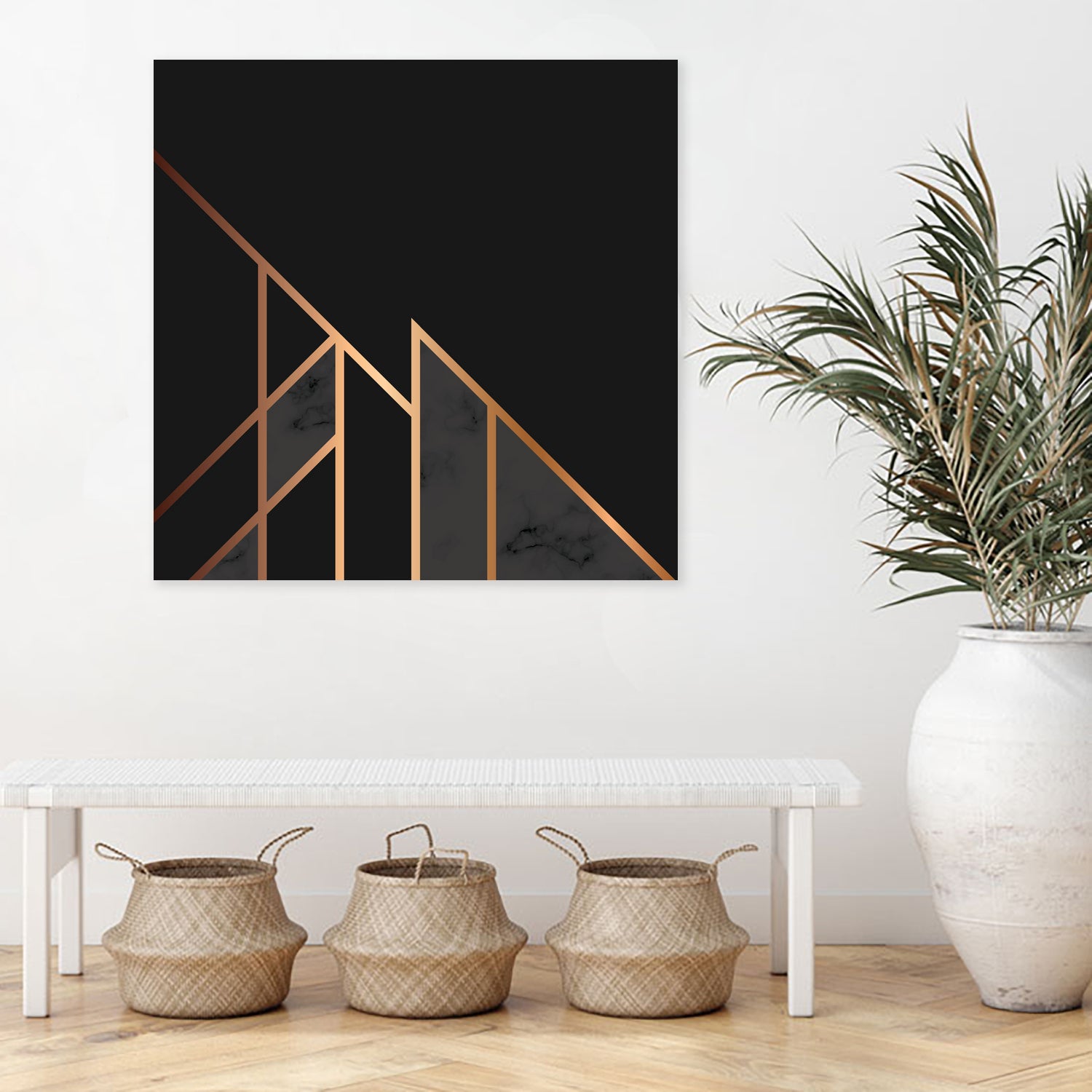 Marble Geometry 035 by Jelena Obradovic on GIANT ART - black vector illustration
