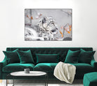 Snow leopard by Sarah Arthur on GIANT ART - gray photo illustration