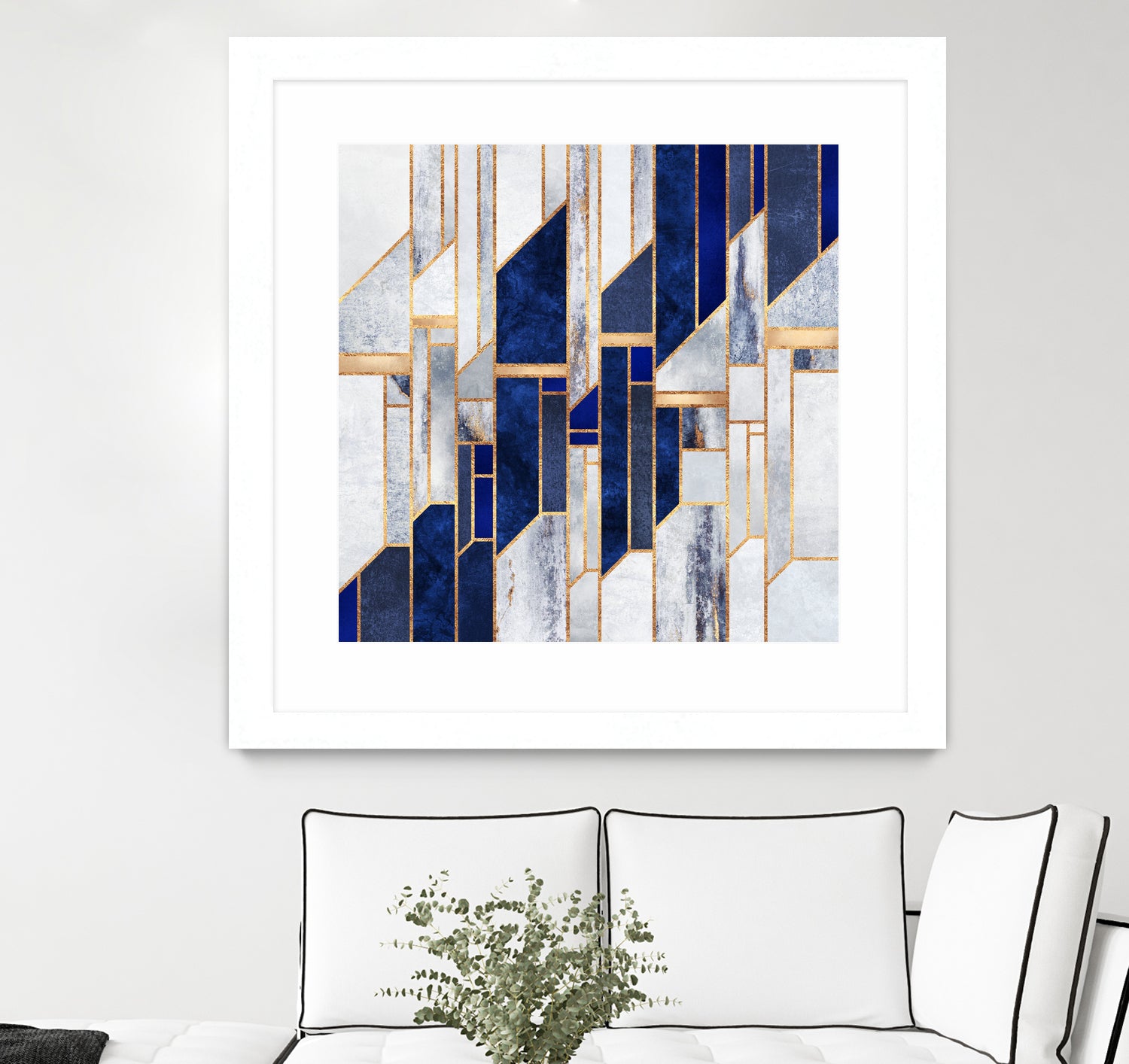 Blue Winter Sky by Elisabeth Fredriksson on GIANT ART - blue digital drawing