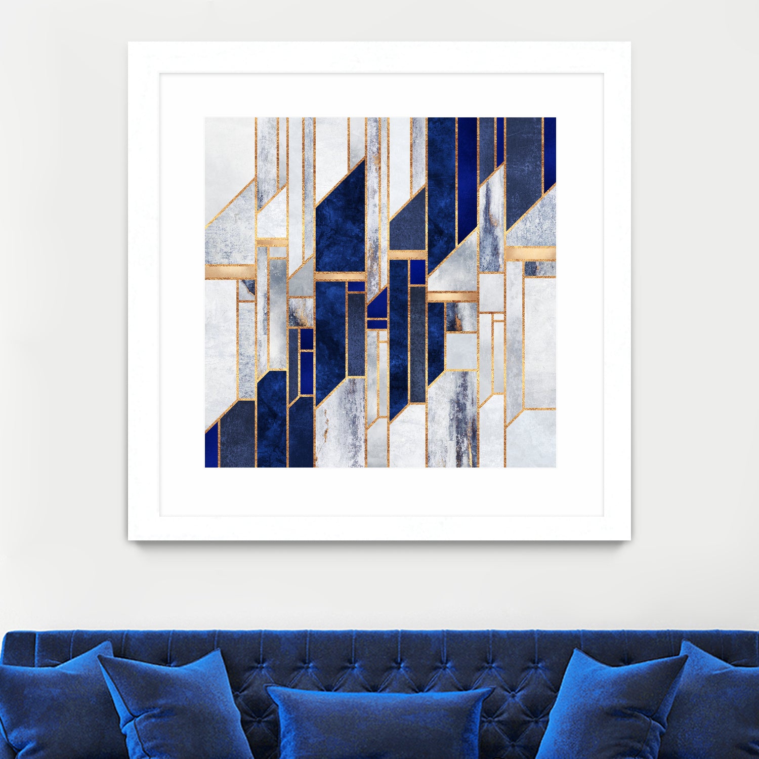 Blue Winter Sky by Elisabeth Fredriksson on GIANT ART - blue digital drawing