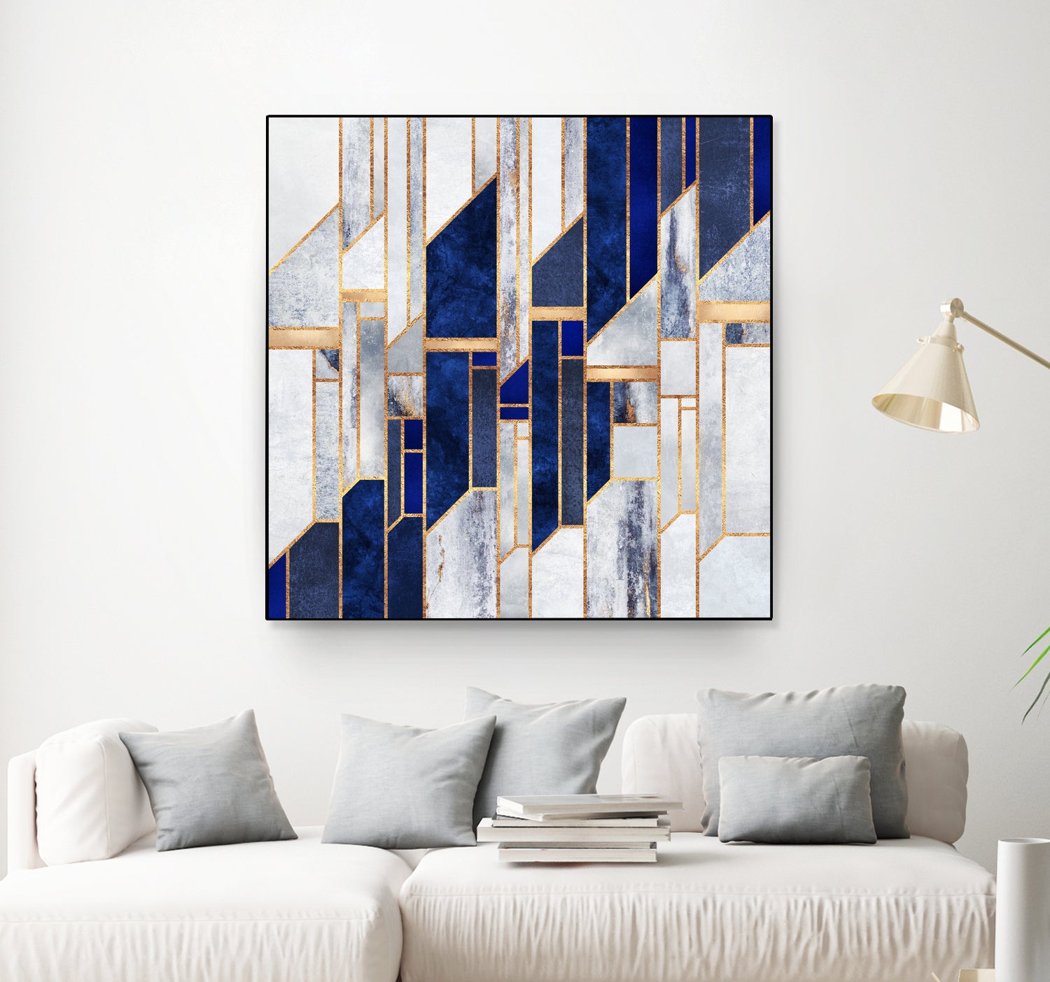 Blue Winter Sky by Elisabeth Fredriksson on GIANT ART - blue digital drawing