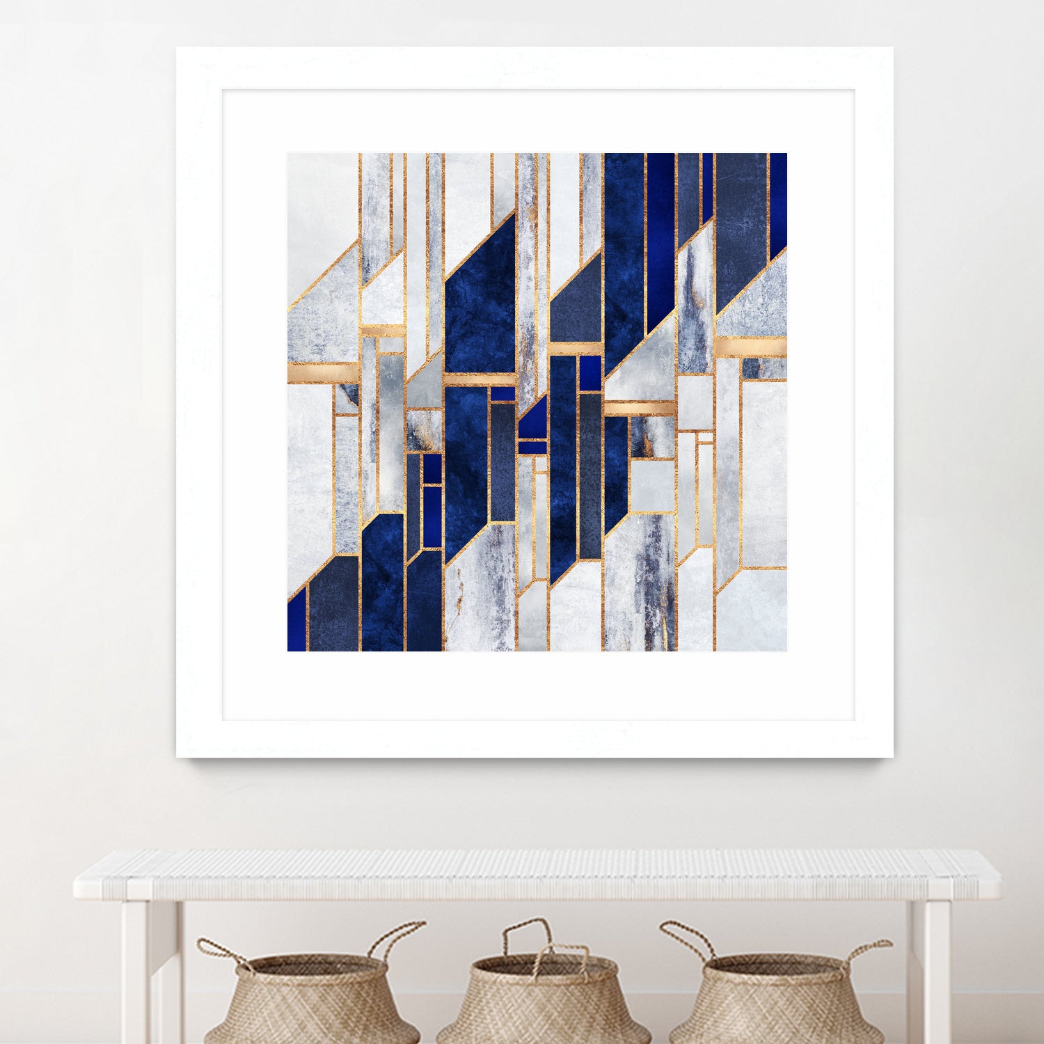 Blue Winter Sky by Elisabeth Fredriksson on GIANT ART - blue digital drawing