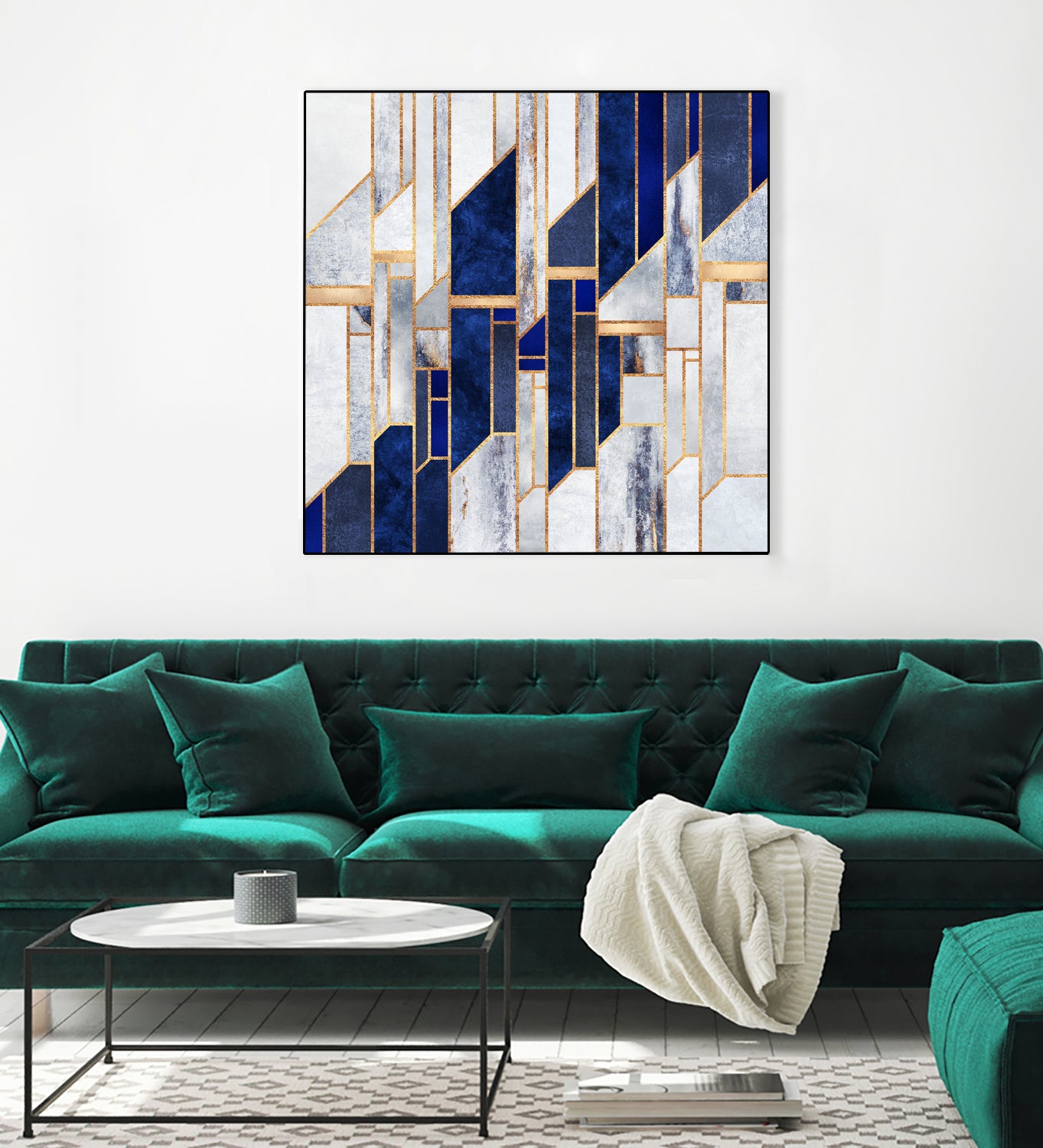 Blue Winter Sky by Elisabeth Fredriksson on GIANT ART - blue digital drawing