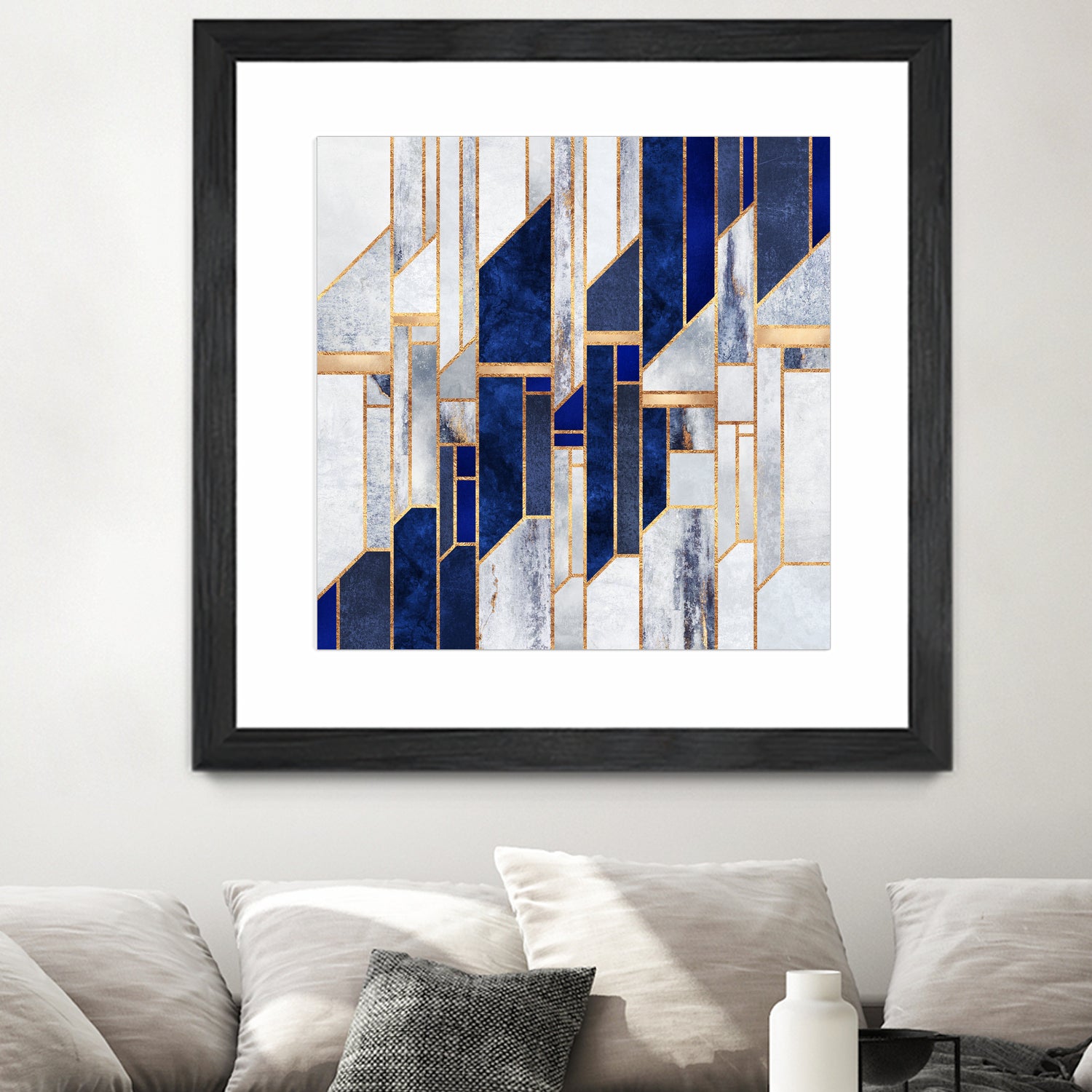 Blue Winter Sky by Elisabeth Fredriksson on GIANT ART - blue digital drawing