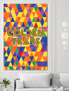 Golden Years by Ralph Frankenberg on GIANT ART - yellow typography