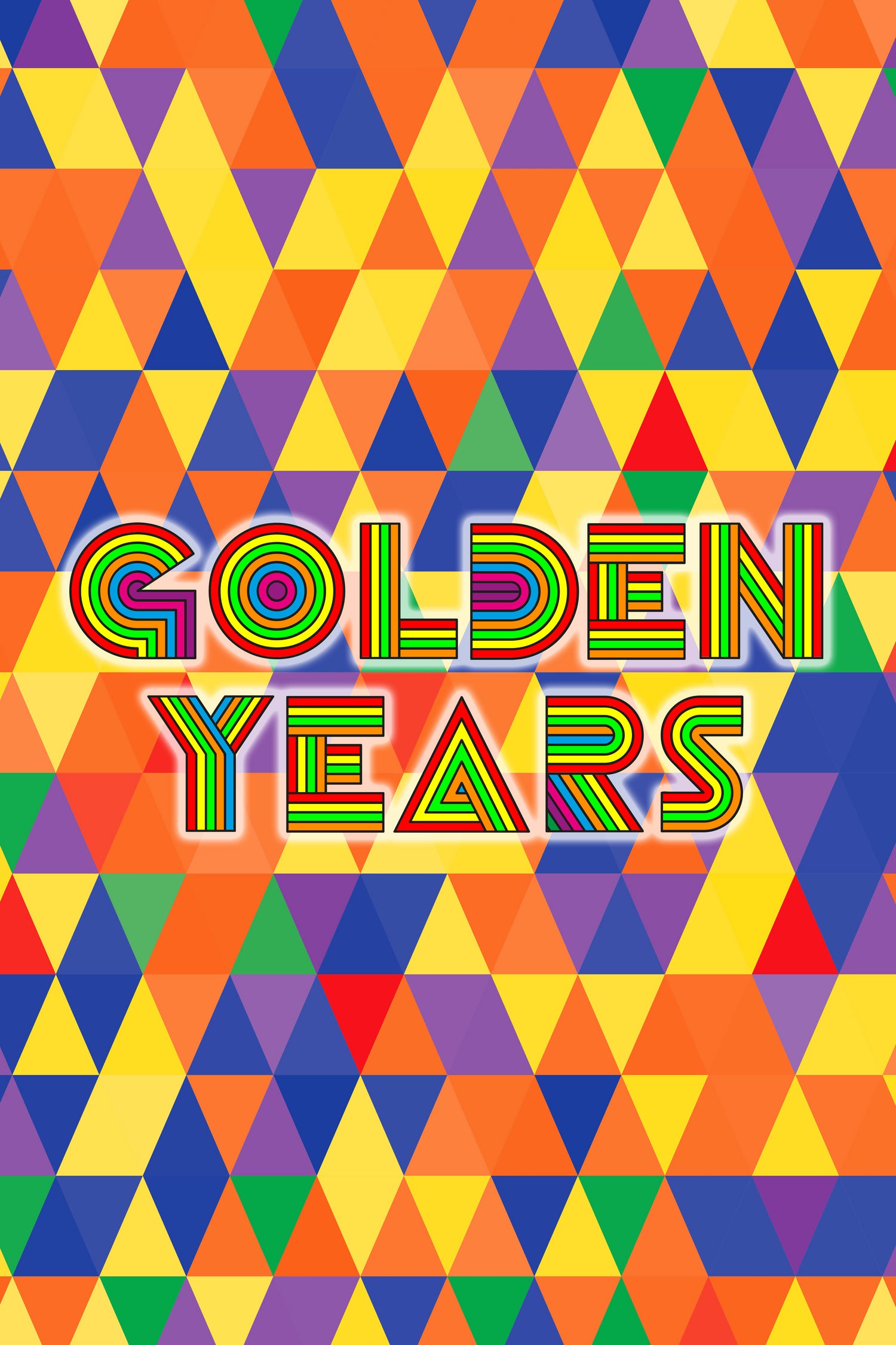 Golden Years by Ralph Frankenberg on GIANT ART - yellow typography