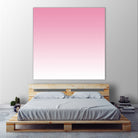 Aria Pink and White Gradient by Leah McPhail on GIANT ART - pink digital painting