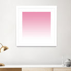 Aria Pink and White Gradient by Leah McPhail on GIANT ART - pink digital painting