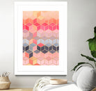 Happy Cubes by Elisabeth Fredriksson on GIANT ART - pink digital drawing