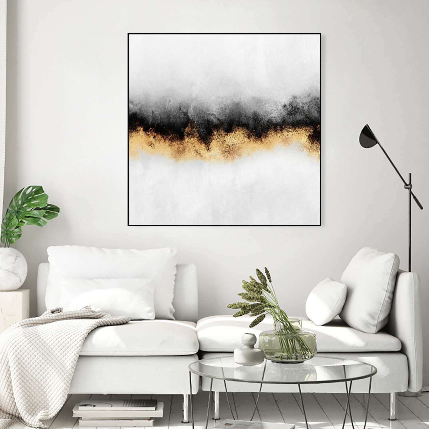 Sky 2 by Elisabeth Fredriksson on GIANT ART - gray mixed media