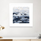 Mountains by Elisabeth Fredriksson on GIANT ART - blue digital drawing