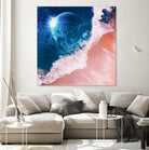 Rebel wave by Jorge Luis Miraldo on GIANT ART - blue digital painting