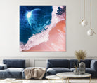 Rebel wave by Jorge Luis Miraldo on GIANT ART - blue digital painting