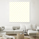 Small Yellow Polka Dots Pattern by David Kessler on GIANT ART - yellow digital painting