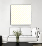 Small Yellow Polka Dots Pattern by David Kessler on GIANT ART - yellow digital painting