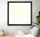 Small Yellow Polka Dots Pattern by David Kessler on GIANT ART - yellow digital painting