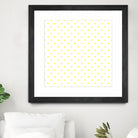 Small Yellow Polka Dots Pattern by David Kessler on GIANT ART - yellow digital painting