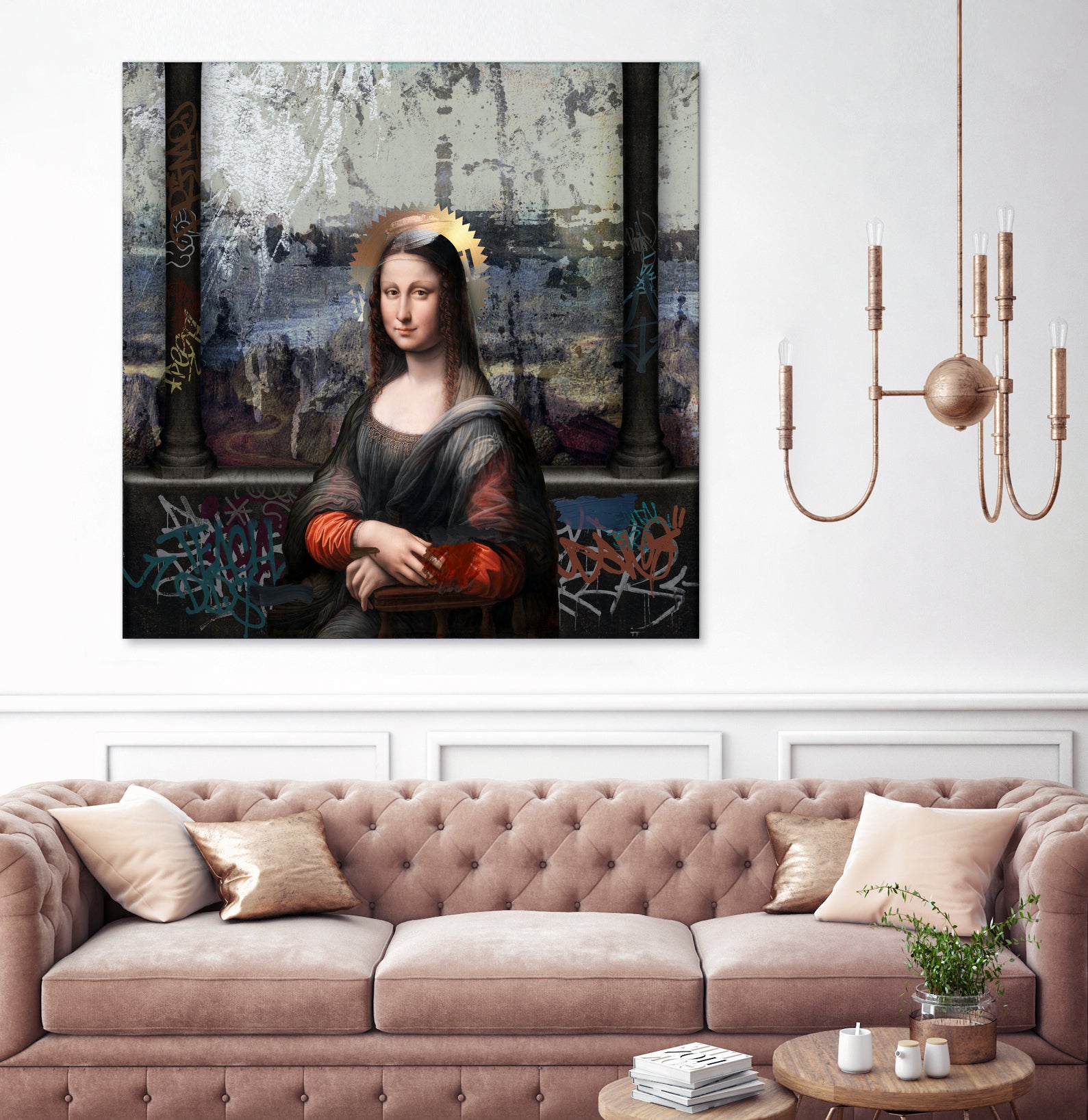 Gioconda by José Luis Guerrero on GIANT ART - gray digital painting