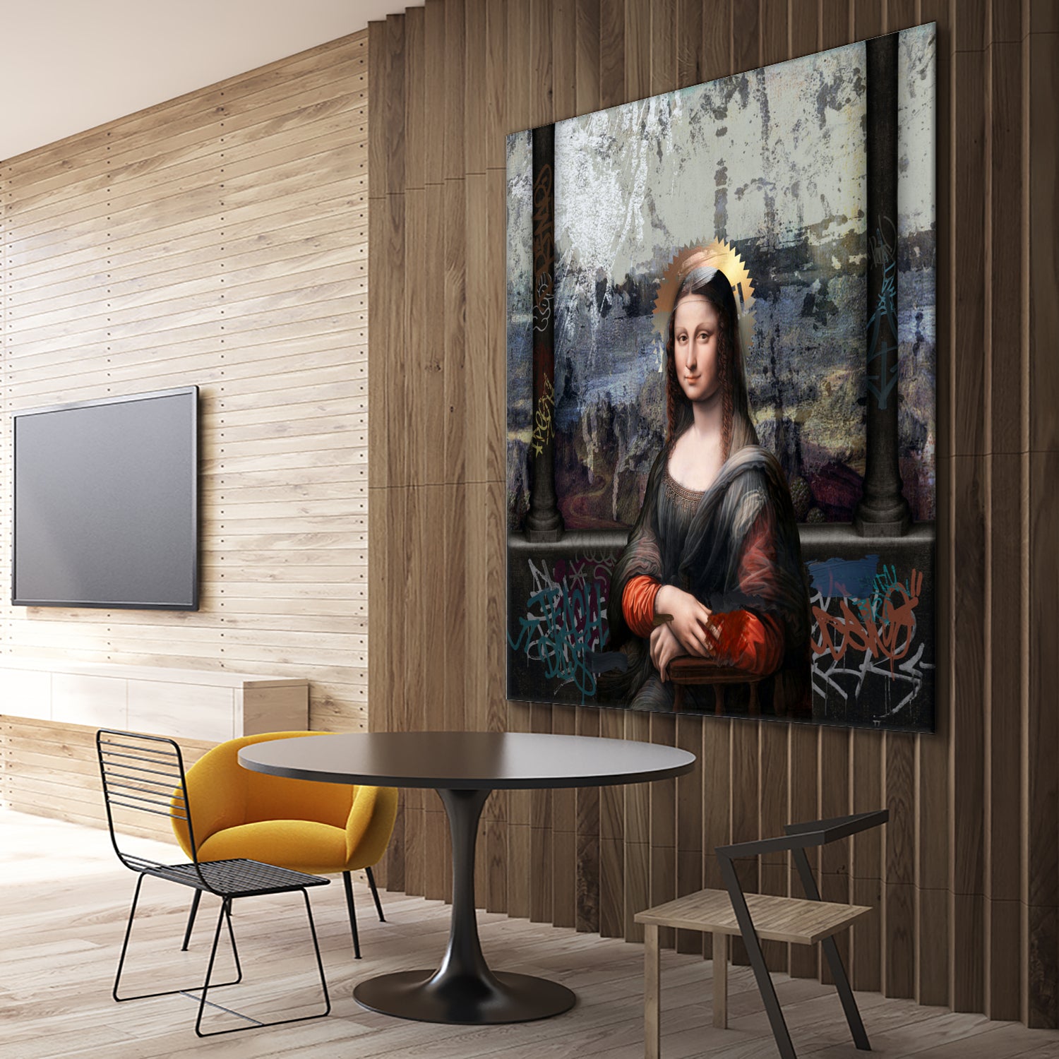 Gioconda by José Luis Guerrero on GIANT ART - gray digital painting