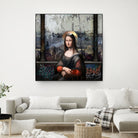 Gioconda by José Luis Guerrero on GIANT ART - gray digital painting