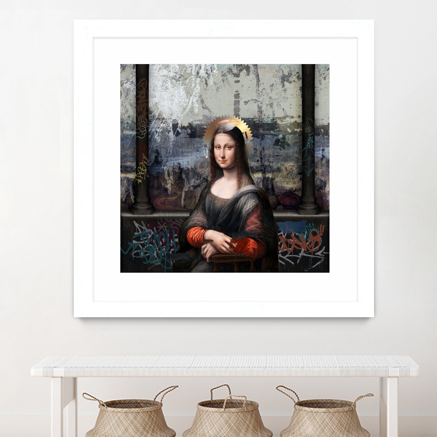 Gioconda by José Luis Guerrero on GIANT ART - gray digital painting