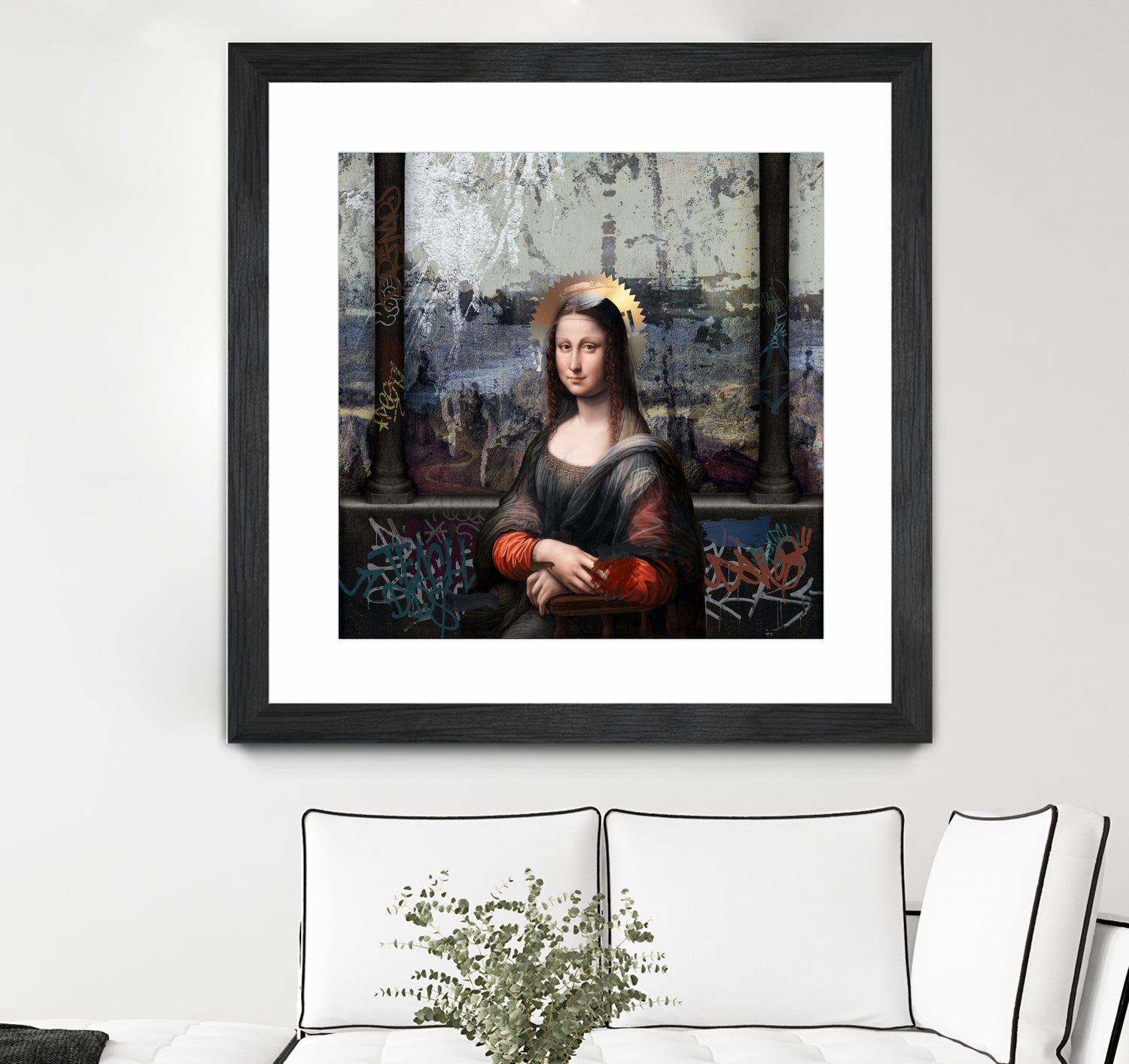 Gioconda by José Luis Guerrero on GIANT ART - gray digital painting