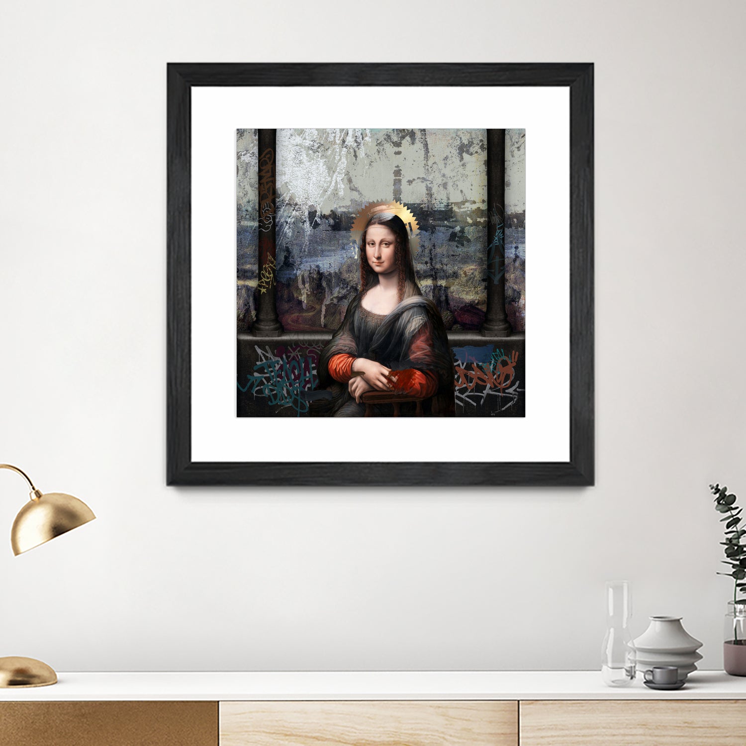 Gioconda by José Luis Guerrero on GIANT ART - gray digital painting