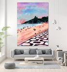 Rio Watercolors - Ipanema by Felipe Navega on GIANT ART - blue digital painting