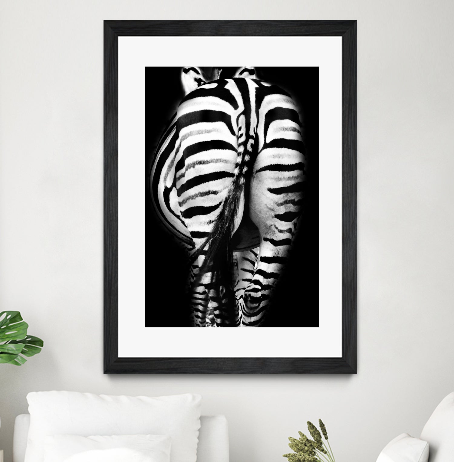 Stripes And Tails Monochrome by Irina Safonova on GIANT ART - gray photo manipulation