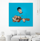 Music from Outer Space by Jason Ratliff on GIANT ART - blue digital painting