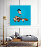 Music from Outer Space by Jason Ratliff on GIANT ART - blue digital painting