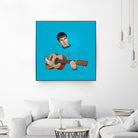 Music from Outer Space by Jason Ratliff on GIANT ART - blue digital painting