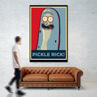 PICKLE RICK! by Christopher Sanabria on GIANT ART - green digital painting